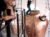 Co-Founder Jonas Berg and team building the 1st Distillery
